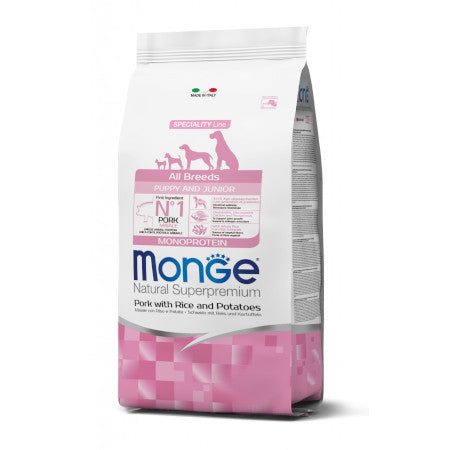 Monge Natural Superpremium Puppy Junior Maiale 12Kg Monge Natural Superpremium Puppy Junior Maiale 12Kg